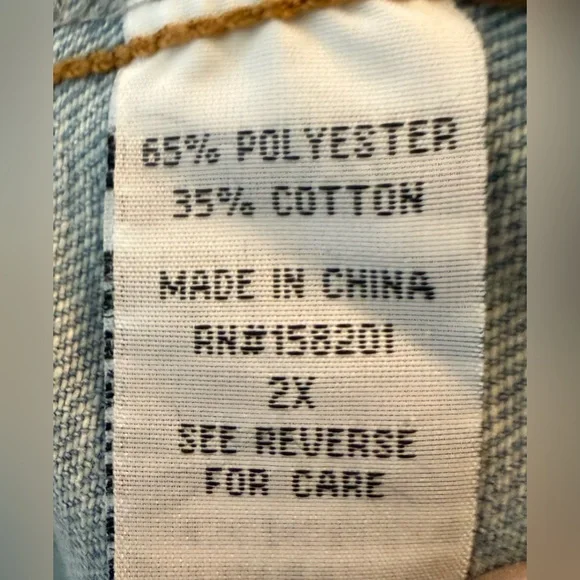 SWEETHEART LA 2X FRINGED BUTTON UP DENIM JACKET IN LIGHT WASH Cowgirl 90’s - Picture 12 of 13